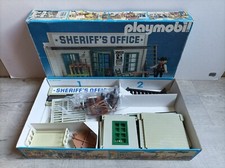 Lot playmobil sheriff's office 3423 complet dans sa boite d'origine en tbe