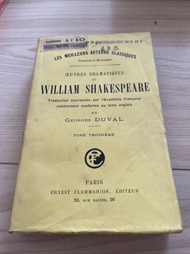 Oeuvres dramatiques william - dramatiques,