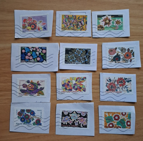 Timbres oblitérés série