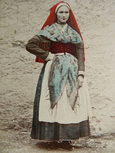Photo cdv subercaze à - cdv, l.