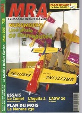 MRA N°735 PLAN : ROBIN DR 400 / COMET / AQUILA 2 ASW 20 / MORANE 230 / NUREMBERG