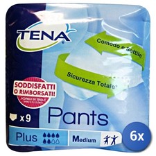 6X Tena Pants Plus