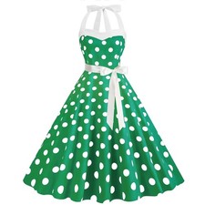 Robe d'été à pois pour