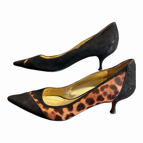 Dolce gabbana leather suede - dolce,