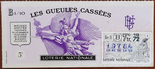 Billet loterie nationale - loterie,
