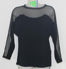 NEUF @@ TOP MANCHES LONGUES LAINE ET SOIE + MORETTA 5885 + 3 (FR40 - 2 eur)