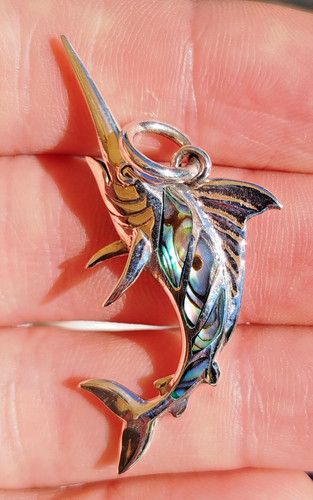 77g pendentif espadon - 7,77g,