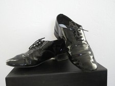 mocassins noirs vernis Repetto