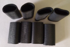 Embout de Cornemuse Protecteurs 8 Pack pour Rond Ovale Sarbacane