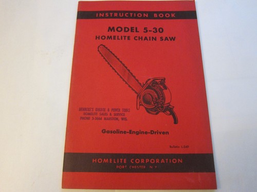New old stock 1956 - new, homelite