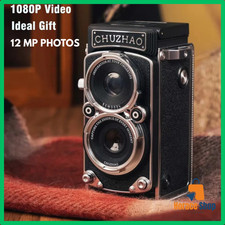 ✅ Mini Appareil Photo Numérique Vintage, Autofocus 12MP 1080P FHD Vidéo Vlogging