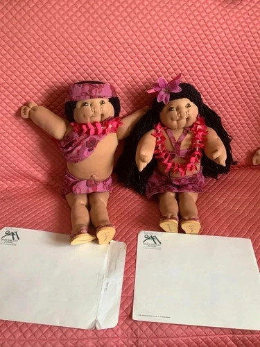 Cabbage patch kids couple - cabbage,
