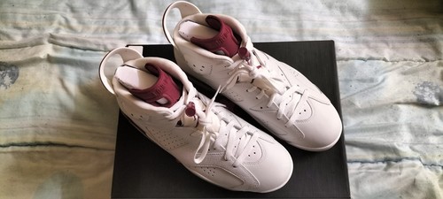 Air jordan retro - 6, ''maroon''