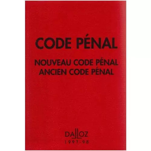 Code pénal 1997 - -1998,, mayaud