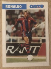 Fiche Onze Mondial Ronaldo R9 Novembre 1996 Barcelone Barça Brésil Milan Rare
