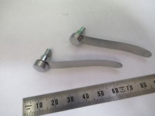 PAIRE ATTACHES ANTIQUE BAUSCH LOMB MICROSCOPE PIÈCE COMME SUR LA PHOTO &G2-A-122