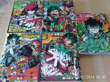LOT 5 MANGAS - MY HERO ACADEMIA   - IMPORT JAPON - TBE - 2019/2020/2021