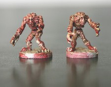 WORLD of WARCRAFT figurine goule x2 - ghoul miniature WOW original