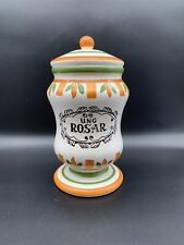 Pot D’apothicaire En Faïence Gien UNG ROSAR Pot Pharmacie