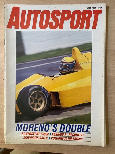 Autosport magazine 1988 - magazine, 9/06/1988