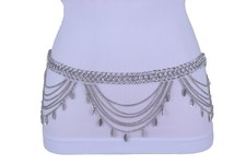 Femme Argent Métal Chaîne