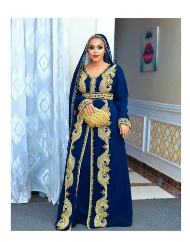 Robe fête bleu marine - de,
