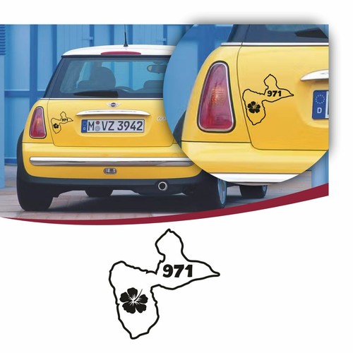 Sticker voiture guadeloupe - sticker,