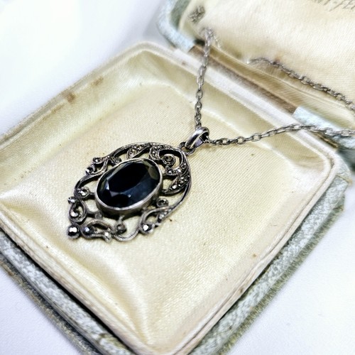 Collier xixe argent - xixe, hématite