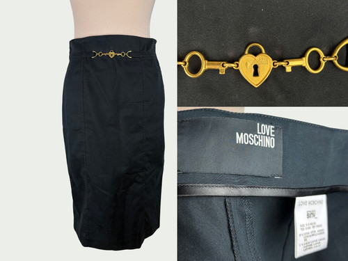 Jupe love moschino - love, noire