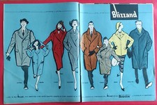 Publicité de presse: Vêtements BLIZZAND Boussac  & BENDIX Lave linge 1958