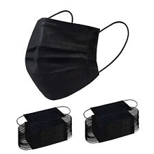 Masque Noir Jetable 3 Couches Non Médical Respirant