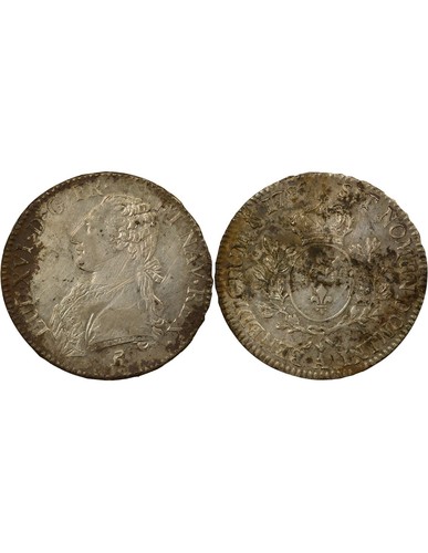 France louis xvi ecu argent - xvi,