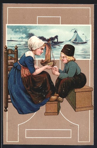 Carte postale néerlandaise - postale,