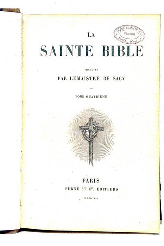 Lemaistre sacy sainte - lemaistre, la