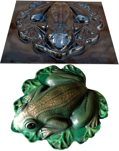Moule béton grenouille géant