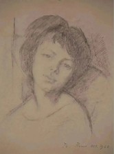 BALTHUS : Portrait d'une jeune