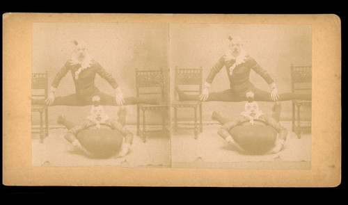 Clowns acrobaties ca 1870 - et, acrobaties,
