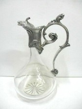 Aiguière en bronze argenté