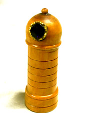 FLACON A SEL MINIATURE BOUTEILLE PARFUM ANCIEN ÉTUI BUIS AMÉTHYSTE BOTTLE PERFUM