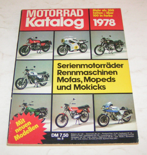Catalogue moto 1978 - de,