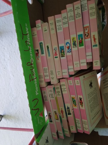 Rare bibliothèque rose - rose-lot, 10