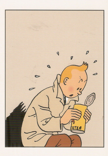 Herge carte postale - postale,