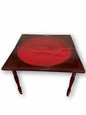 TABLE DE JEU. STYLE DE DIRECTION. BOIS D'ACAJOU. FRANCE. XIXÈME SIÈCLE