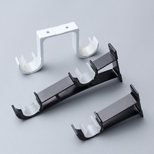  Support Tringle Rideau Pour À Rideaux Matériel Draperie Mural Tige