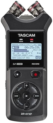 Tascam 07xp bit float - dr-07xp, 32-bit