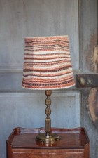 Lampe de chevet, lampe de table, lampe à poser vintage, lampe laiton avec abat-j