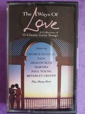 K7 WAYS OF LOVE GEORGE MICHAEL, SADE,MARTIKA,PAUL YOUNG...1992