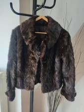 Veste fourrure femme mouton doré vintage