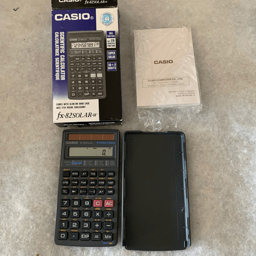 Casio 82solar scientific - casio, fx-82solar-w