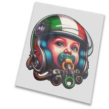 Bébé Motard Drapeau Italien